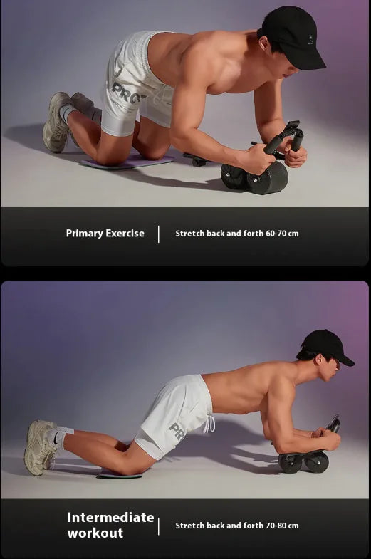 Automatic Rebound Ab Roller – Core & Abdominal Trainer